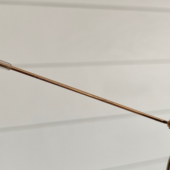 Authentic Ray Ban Aviator Sunglasses Gold - Picture 8 of 10